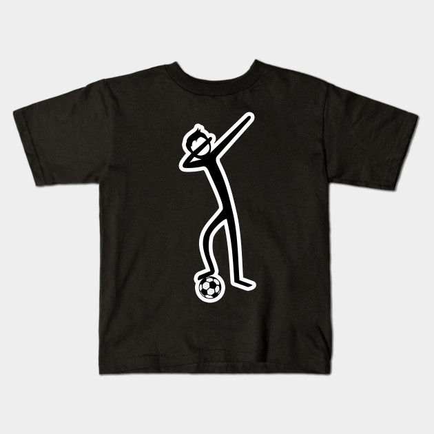 Dabbing Stick Figure - Soccer I